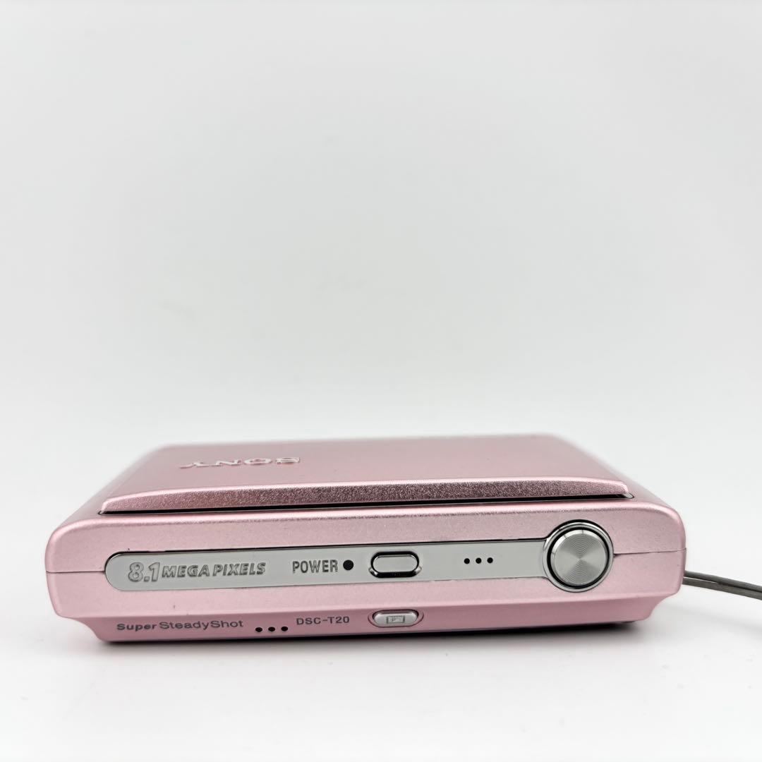 【完動品】希少ピンク　SONY DSC-T20 動作保証　ソニー
