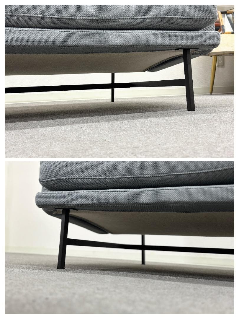 ■フリッツ・ハンセン■リッソーニソファ　2P　グレー系　ファブリック　北欧モダン