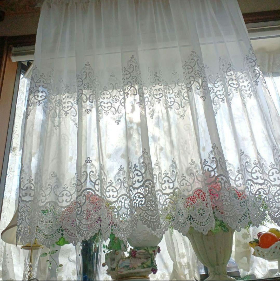 トルコレース【Hiko様オーダー品　マクラメレース　ギャザーフリル】ハンドメイド