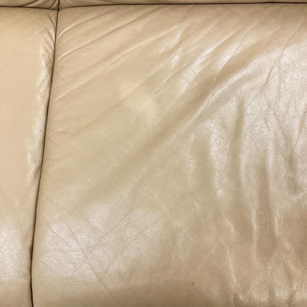 日本フクラ　LongLife　本革　３人掛けソファ　トリプルソファ