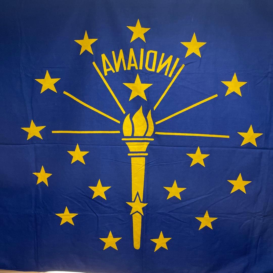 Vintage ヴィンテージ フラッグ インディアナ州旗 ANNIN FLAG