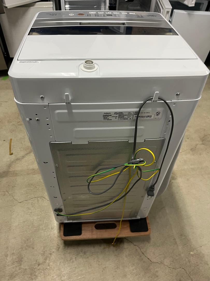 全国送料無料 アクア洗濯機 2024年製4.5kg ホワイト AQW-S4P T