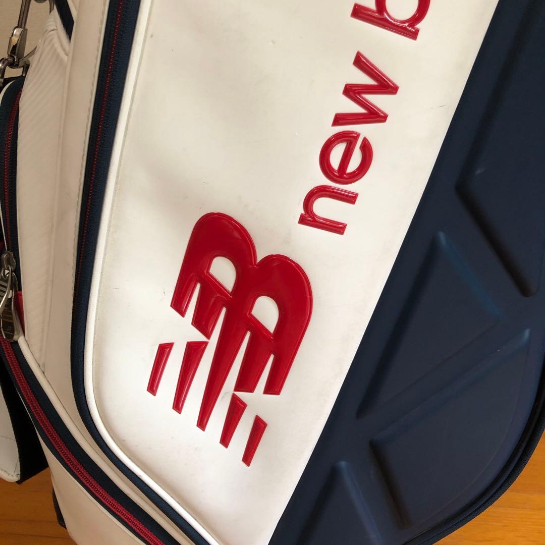 new balance ニューバランス キャディバッグ ホワイト フード無し