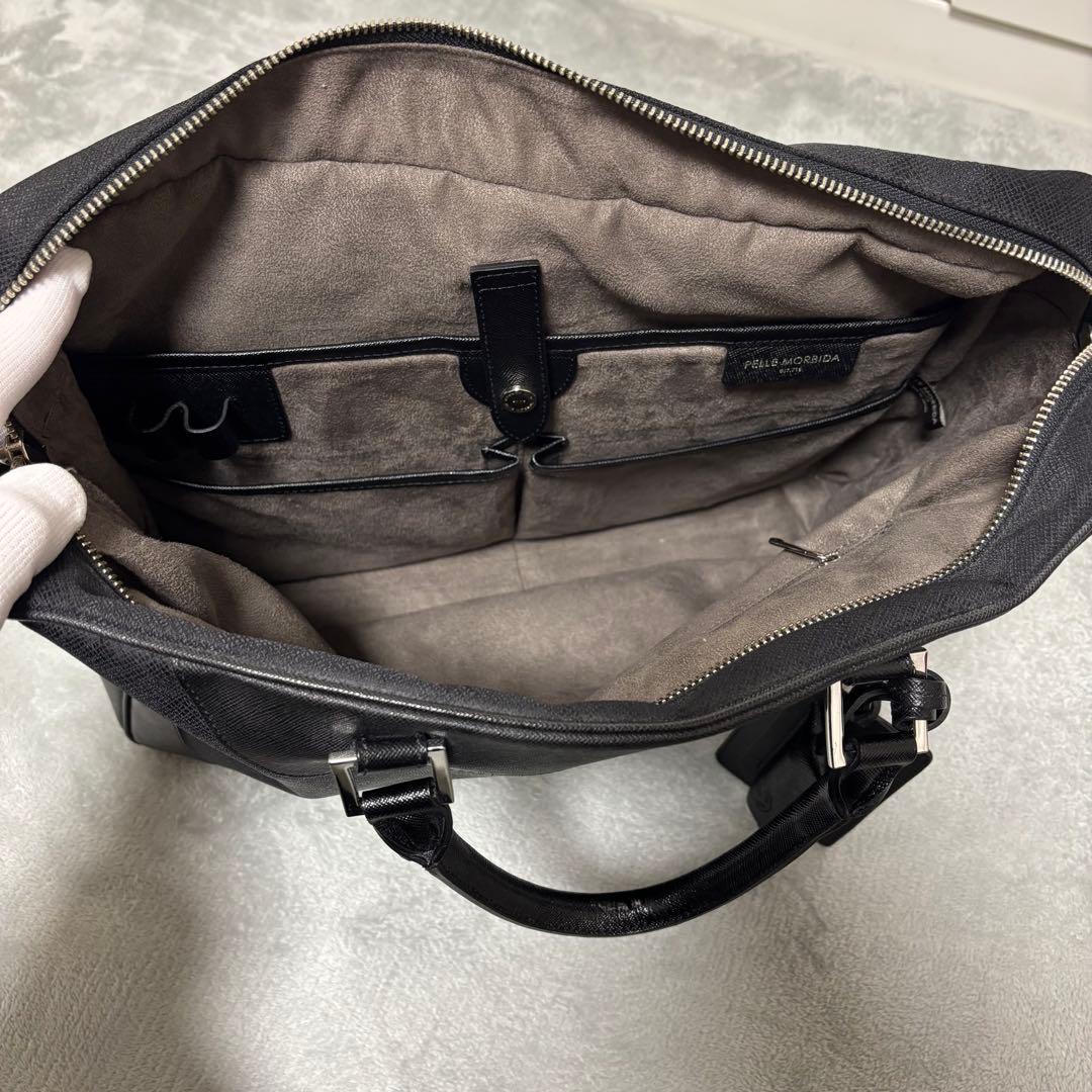 極美品✨PELLE MORBIDA ビジネスバッグ キャピターノ 2way黒