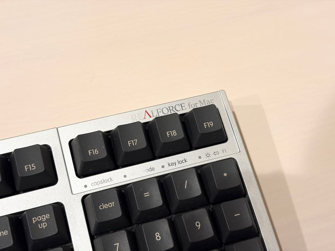 東プレ REALFORCE for Mac キーボード R2-JPVM-BK