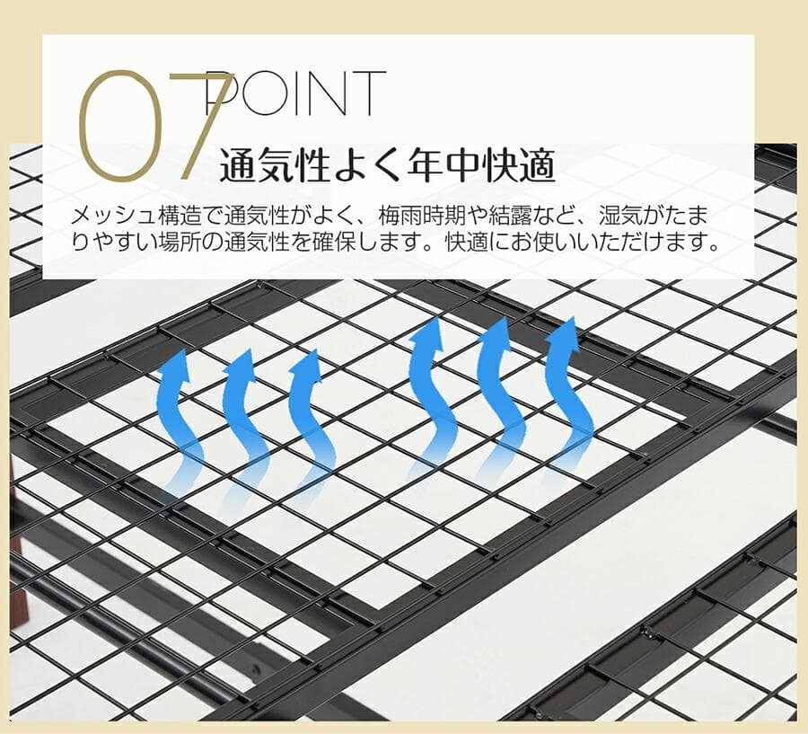 超人気！ロフトベッド【高さ130cm】収納 北欧風 大人 送料無料 WHITE