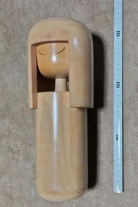 田中治正作 創作こけし　2体　童女　内閣総理大臣賞受賞　郷土玩具