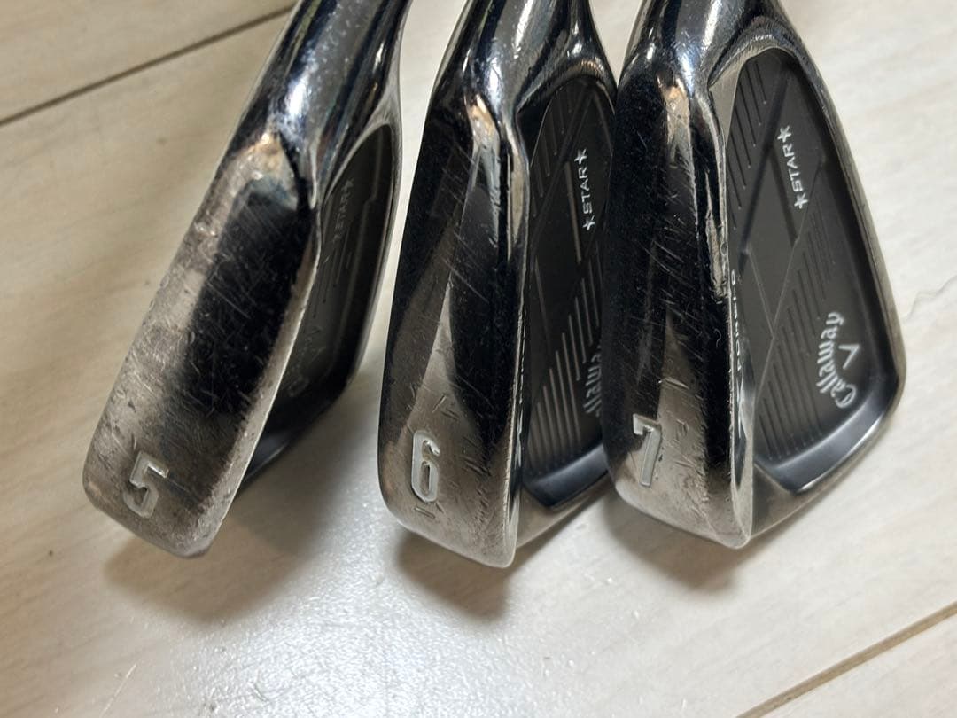 キャロウェイ　Xフォージド　スターアイアン　2019 スモーク