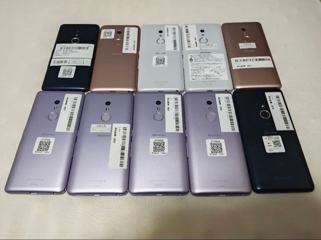 コモdocomoスマートフォン10台セット arrowsBe F-41A