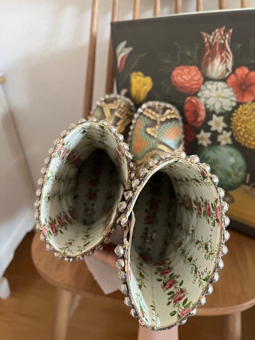 ☆虎馬☆　GUCCI パイソンブーツ　美品