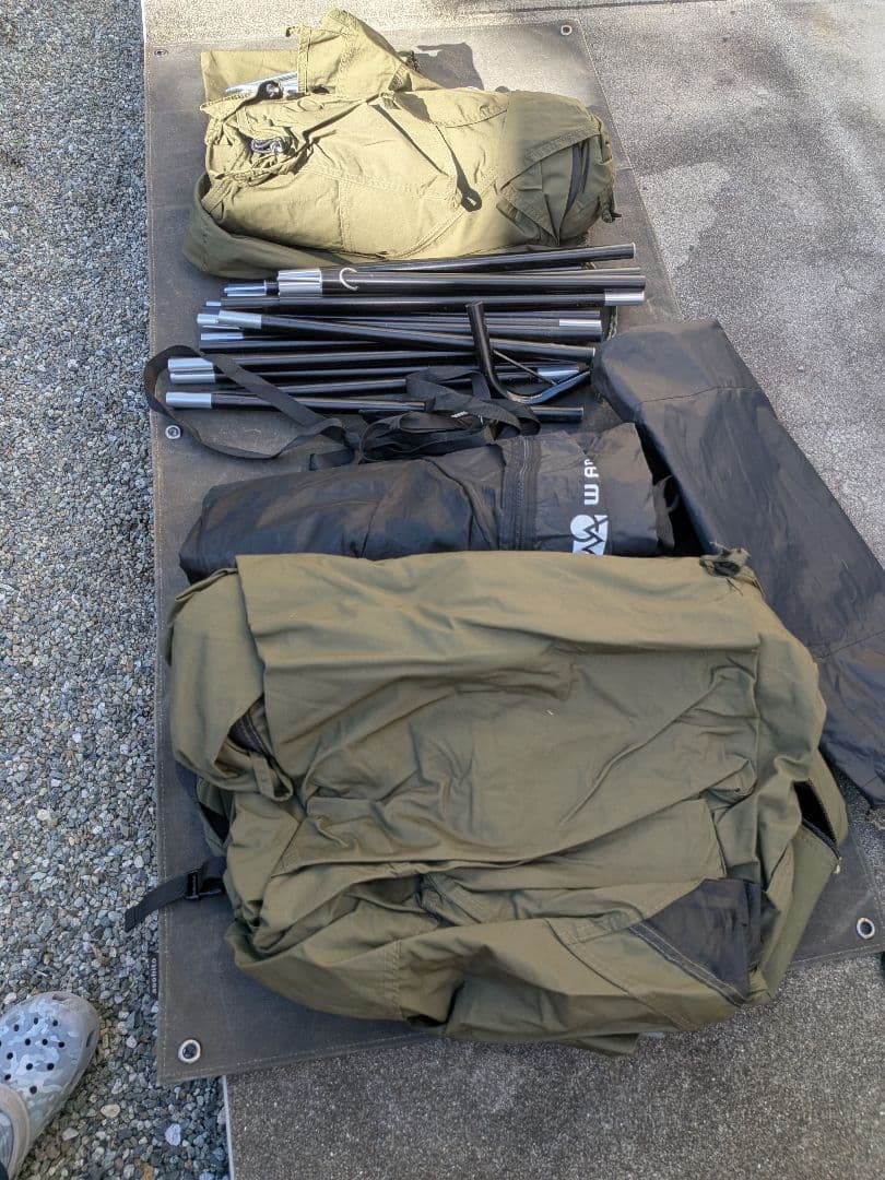 WAQ Alpha TC/DX - オリーブ　フロントウォール-オリーブ