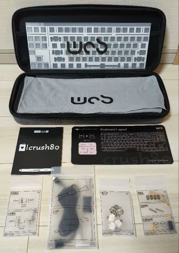 WOBKEY CRUSH 80 Black Pro 美品 メカニカルキーボード