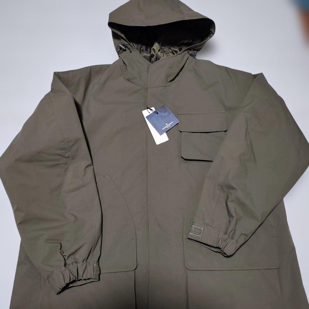 タグ付未使用　パデッドシェルパーカ GU×エンジニアードガーメンツ　オリーブ L