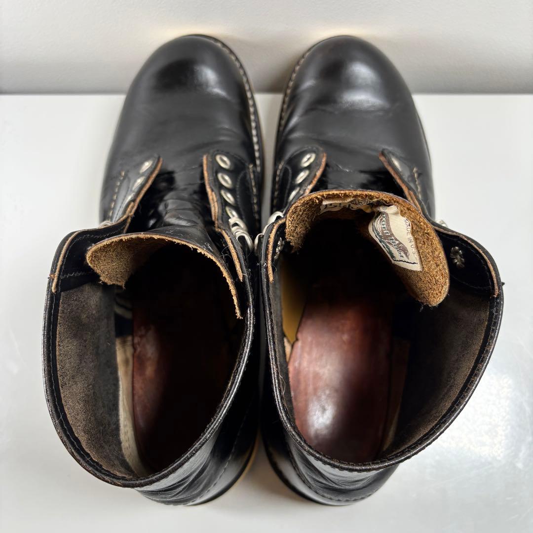 US7EE レッドウィング 8165 四角犬タグ 茶芯 アメリカ製 90年代