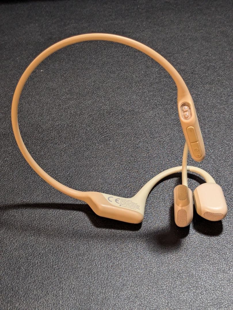【超美品】SHOKZ OPENRUN PRO 骨伝導イヤホン ベージュ