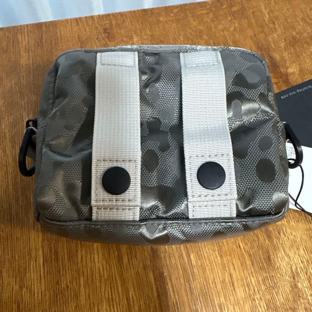 BRIEFING 3WAY POUCH LEOPARD JQ グレー
