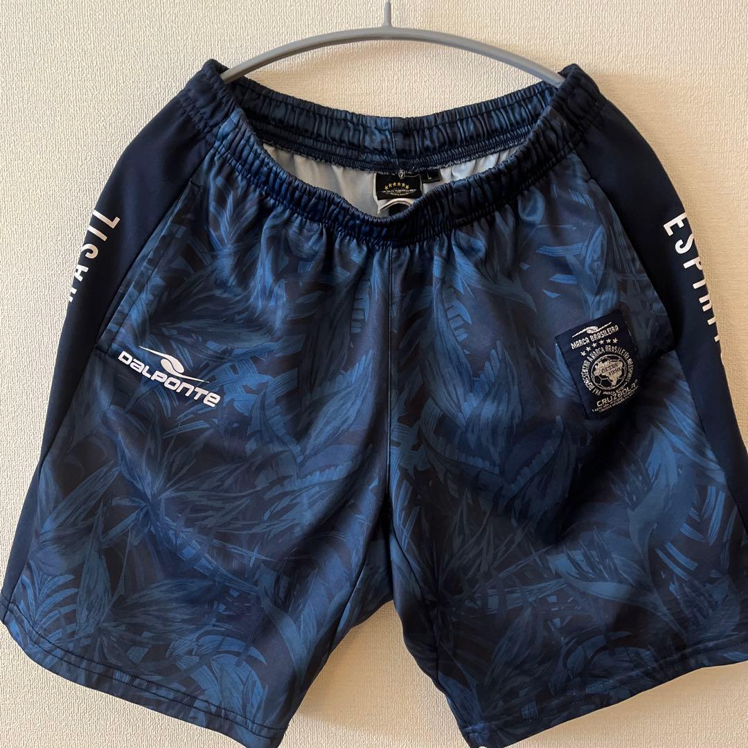 DALPONTE ネイビー 半袖・長袖シャツとショートパンツセット
