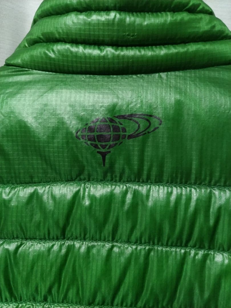 ビームスゴルフ　ハーフジップ　ダウンジャケット　グリーン