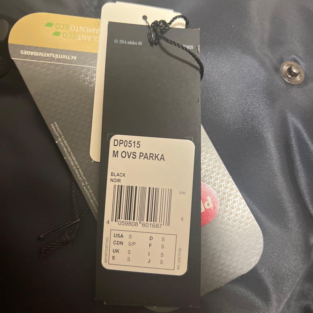 Y-3 ブラック ベンチコート フード付き ovs parka dp0515