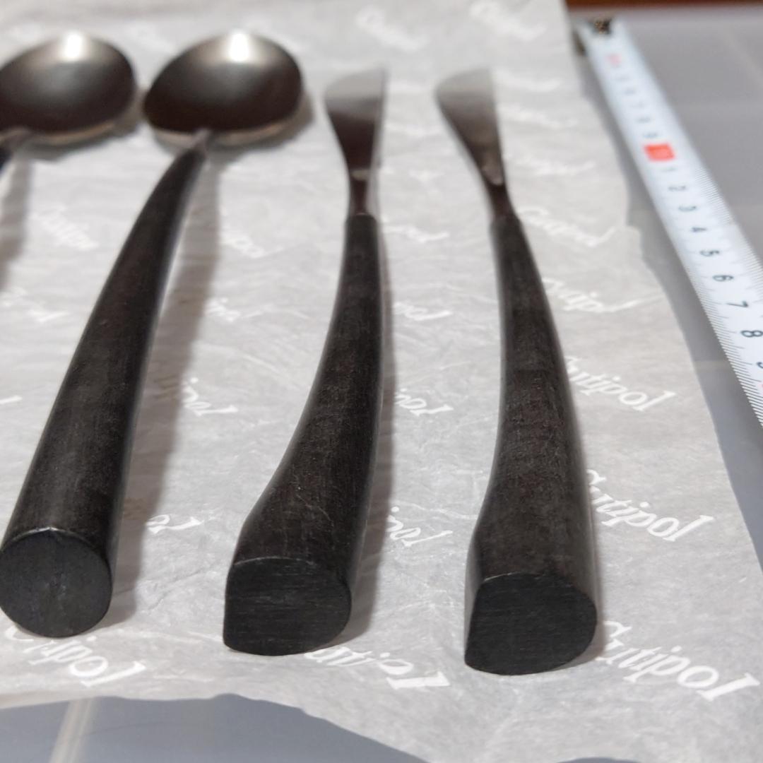 6本セット Cutipol　クチポール　NOOR①　ナイフ　フォーク　スプーン