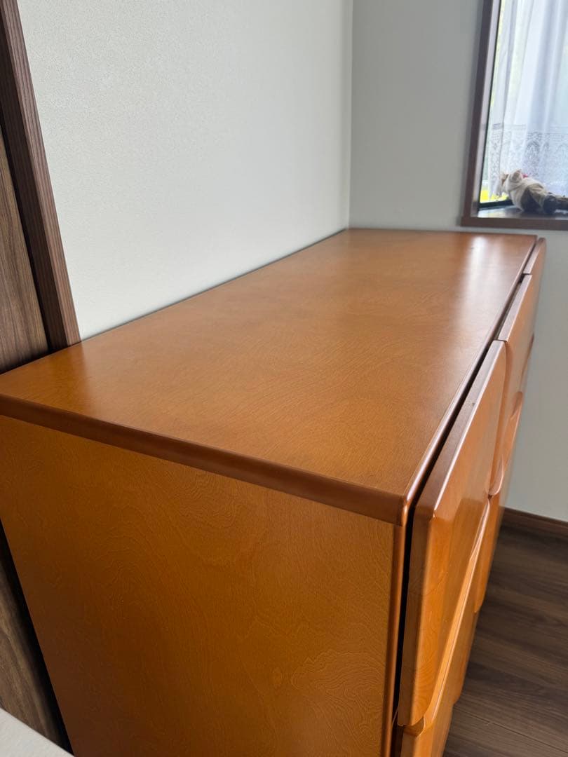 フランスベッド　木製 9段引き出しチェスト