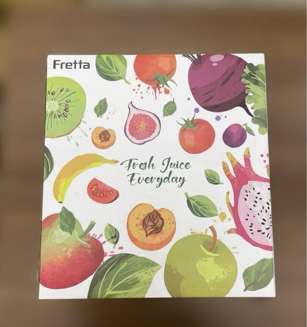 Fretta ジューサー 10.8cm広い投入口 1L大容量