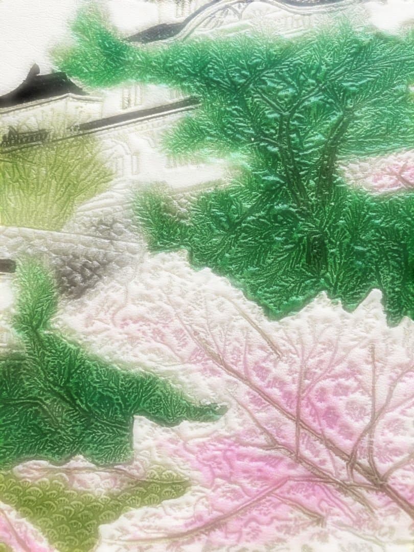 姫路革細工「国宝姫路城」木製フレーム付き