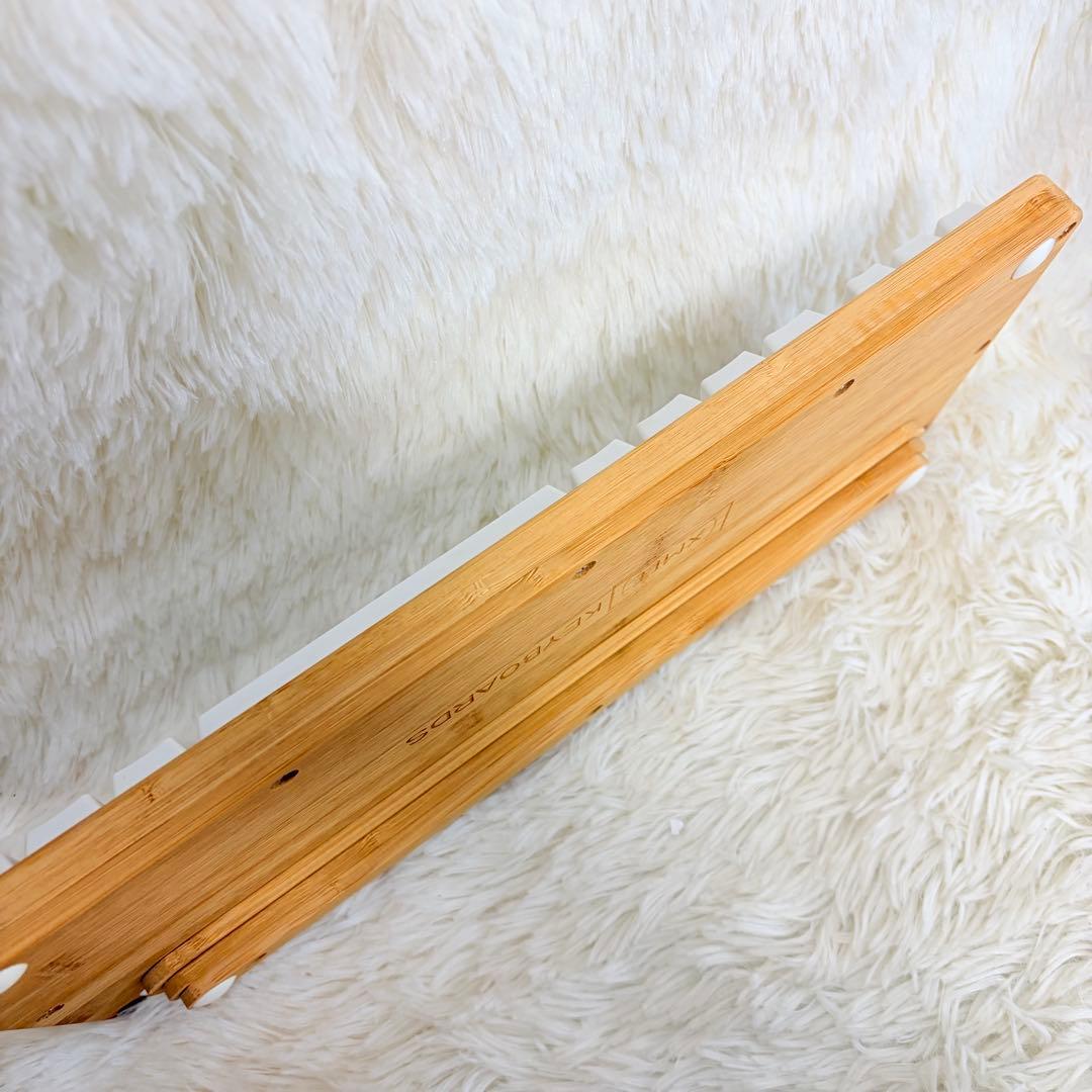 xmit keyboard 木製　ホワイト　美品