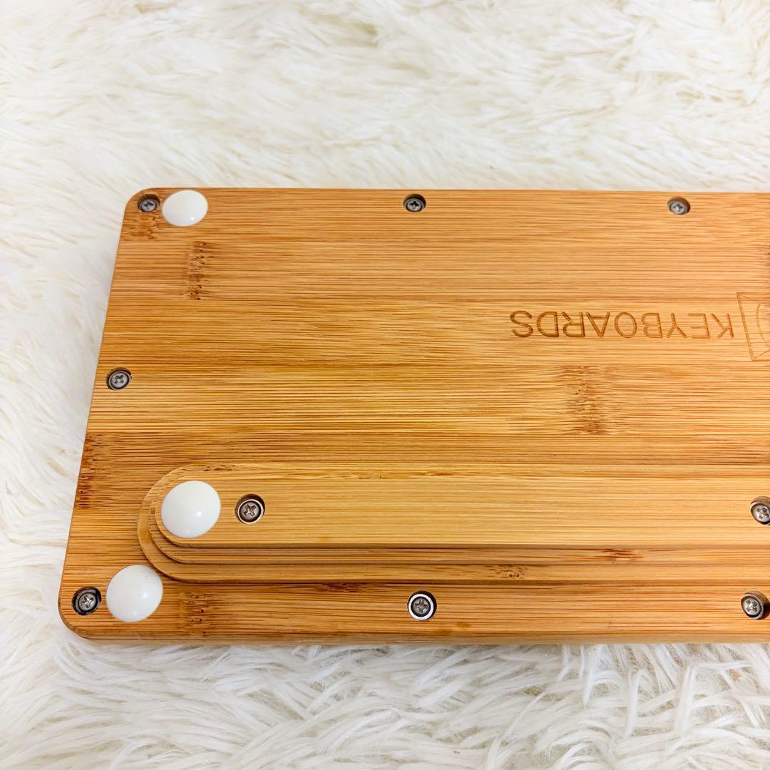 xmit keyboard 木製　ホワイト　美品