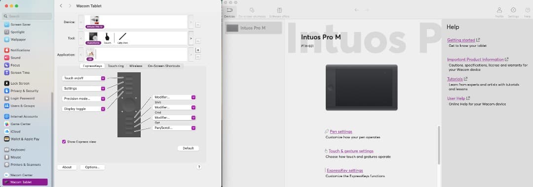 Wacom(ワコム) Intuos Pro Mサイズ ペンタブレット