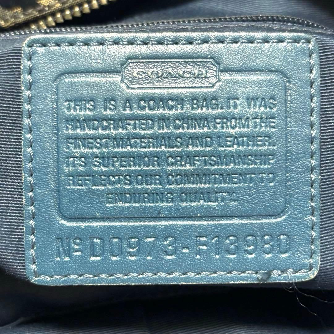 希少 COACH コーチ トートバッグ オプティック シグネチャー F13980