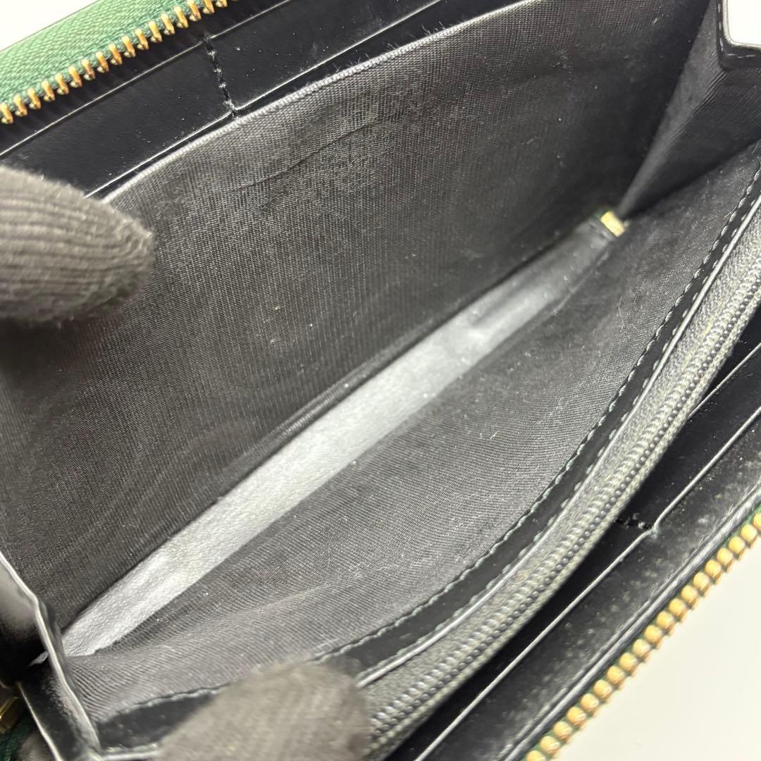 GUCCI グッチ　長財布　ラウンドファスナー　GG アニマリエ　ビー