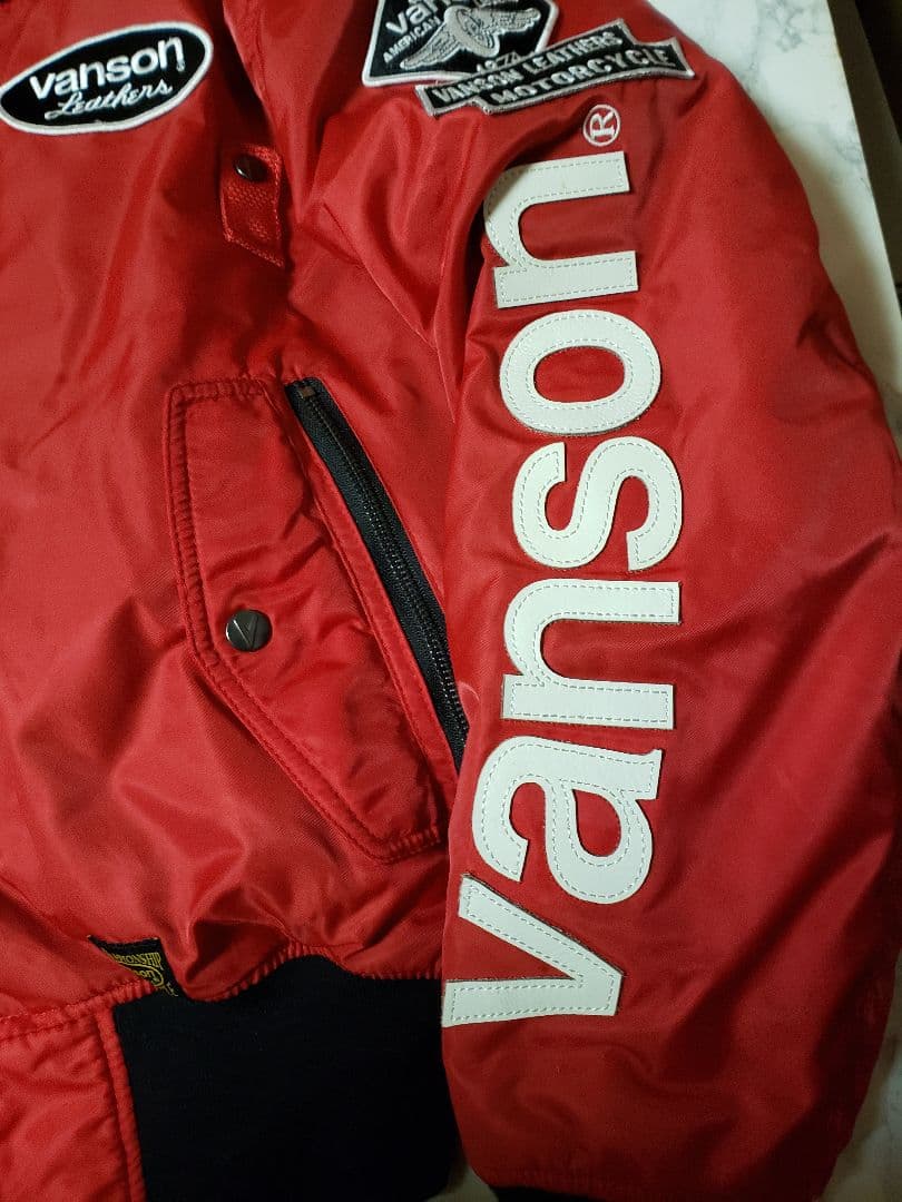 ゆ*き様 VANSON ライダー赤ジャケット