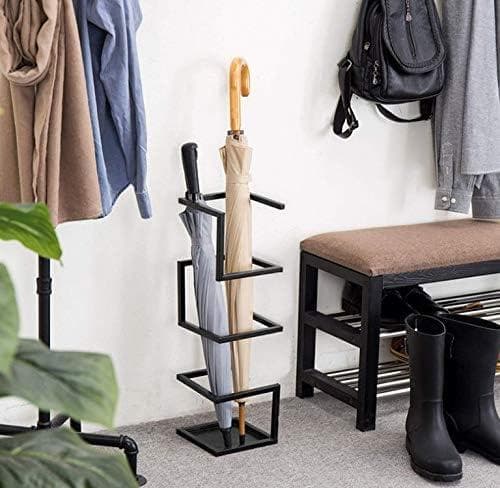 優雅なスリム傘立て | 長傘及び折りたたみ傘対応 | おしゃれなデザイン |