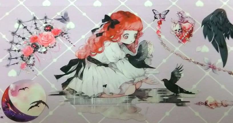 廃盤品✩J922＃千葬冢(PET)未见星月切り売り海外人物女の子AIマステ