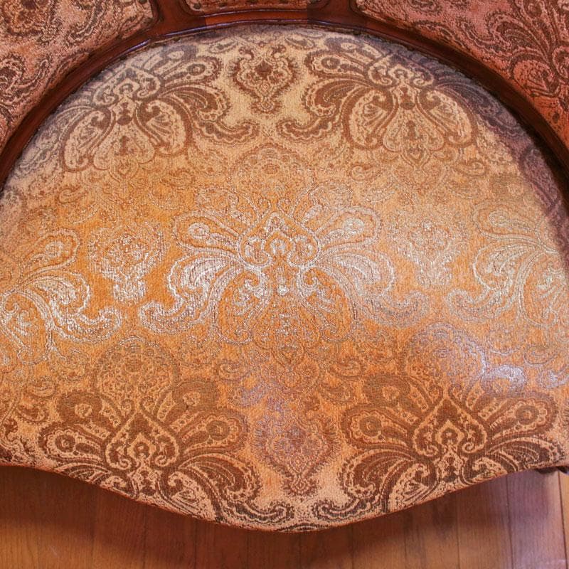 S字ソファ 二人掛け ヴィンテージ風 ソファ ベンチ 密談椅子 230-116