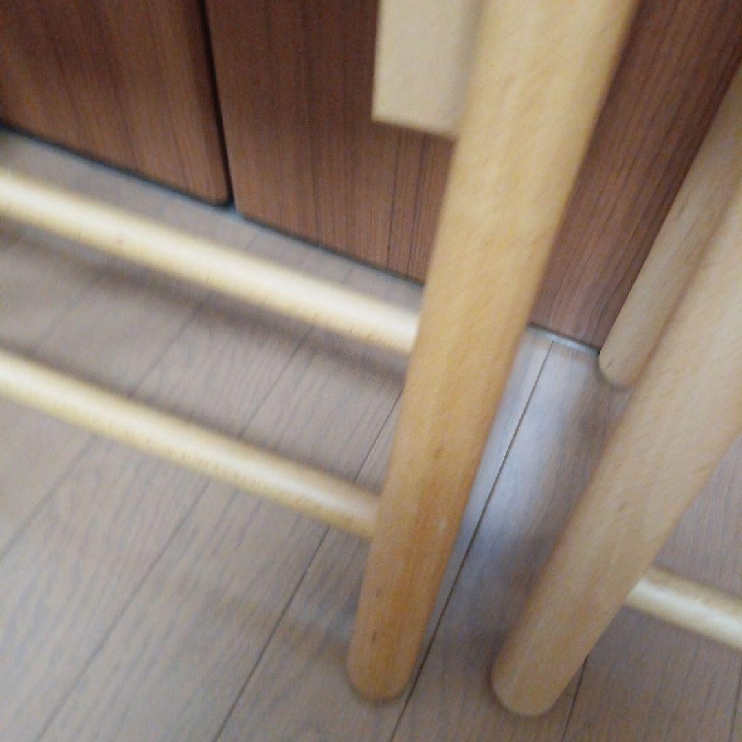 無印良品　折りたたみ椅子MUJI 2脚セット　木製チェア　廃盤　ダイニング　ブナ