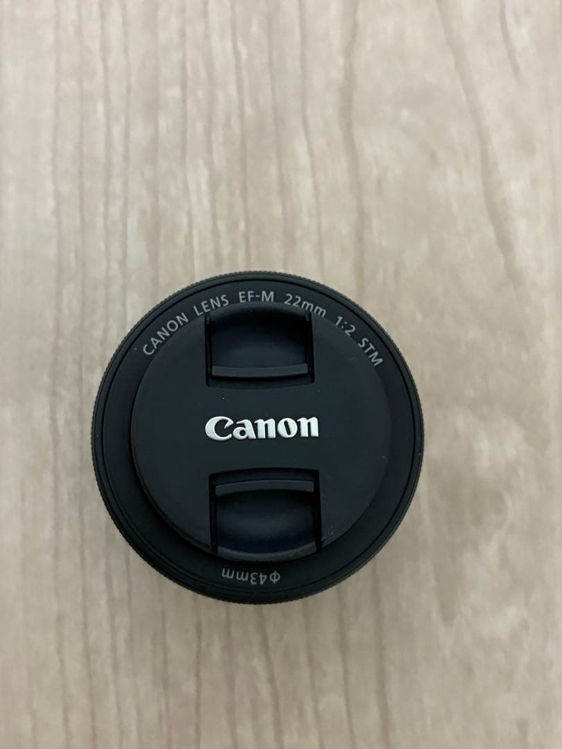 [美品]Canon EF-M 22mm f/2 STM レンズ ブラック