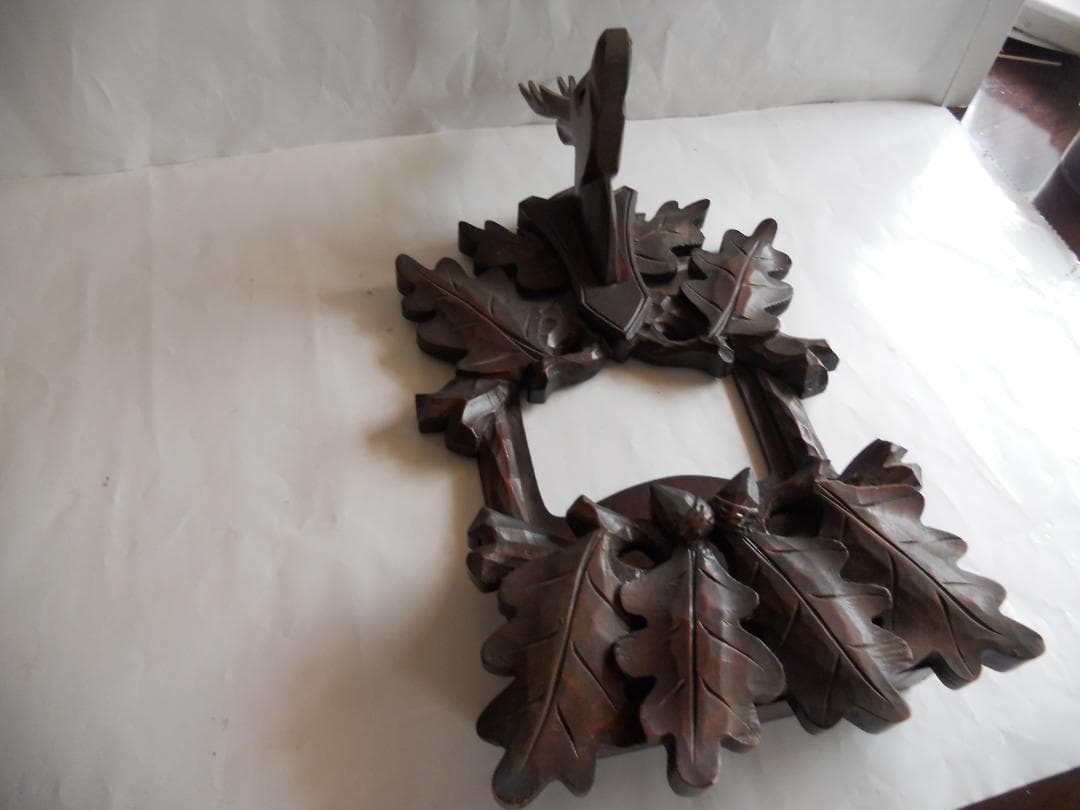 相模彫 創始者　鏡碩吉 作　木彫り の 状差し 希少 入手困難 です。