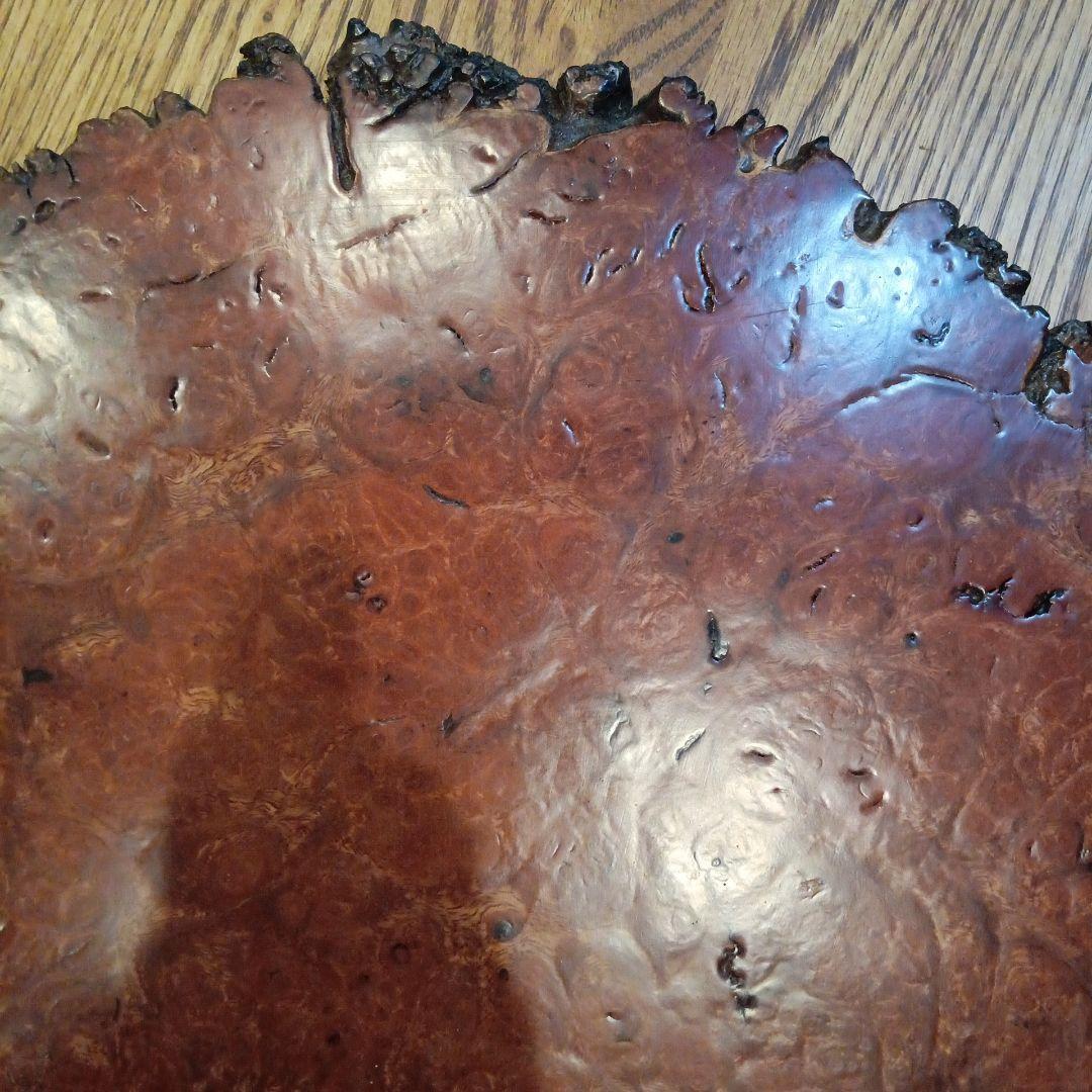 瘤杢　プレート　飾り台