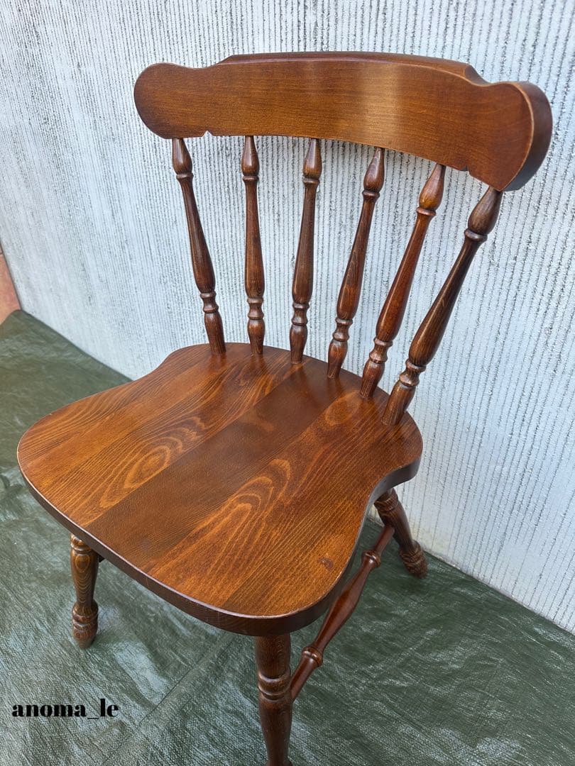 【ダイニングチェア】2　飛騨の家具　かしわ　柏木工　ウィンザーチェア