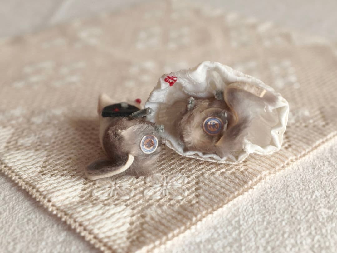 * vintage figure ✙ * 赤十字の ネズミさん SET