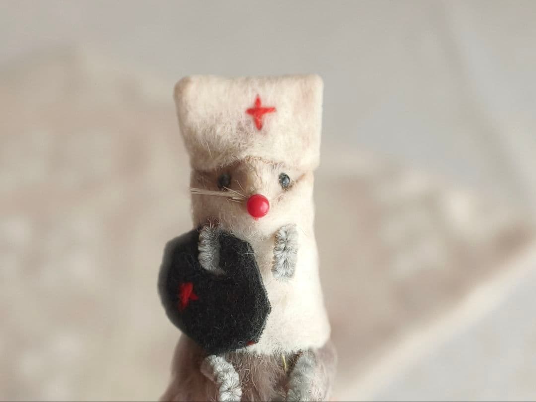 * vintage figure ✙ * 赤十字の ネズミさん SET