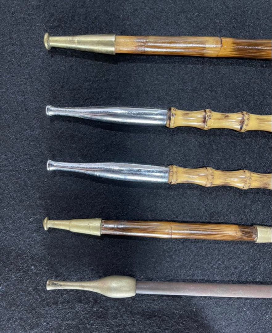 煙管×5管 喫煙用品 喫煙具 時代物 骨董