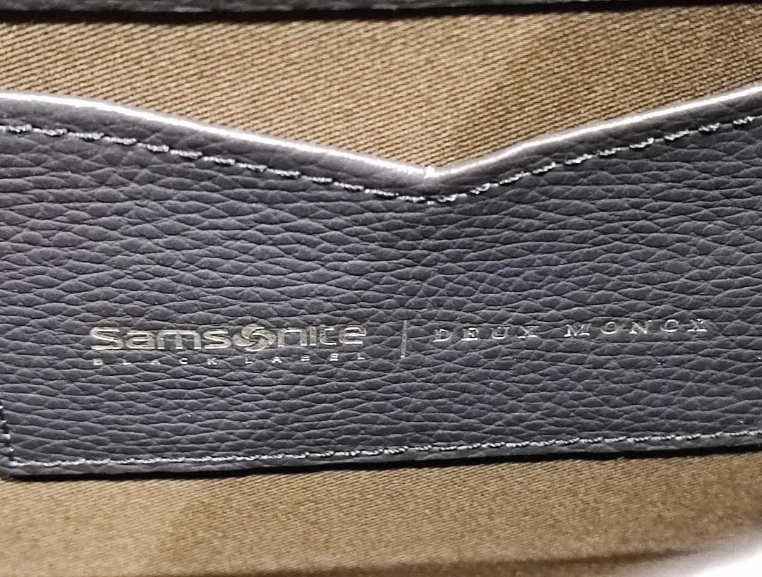 美品☆定価8.5万円　サムソナイトブラックレーベル　ホクストン　かぶせブリーフ