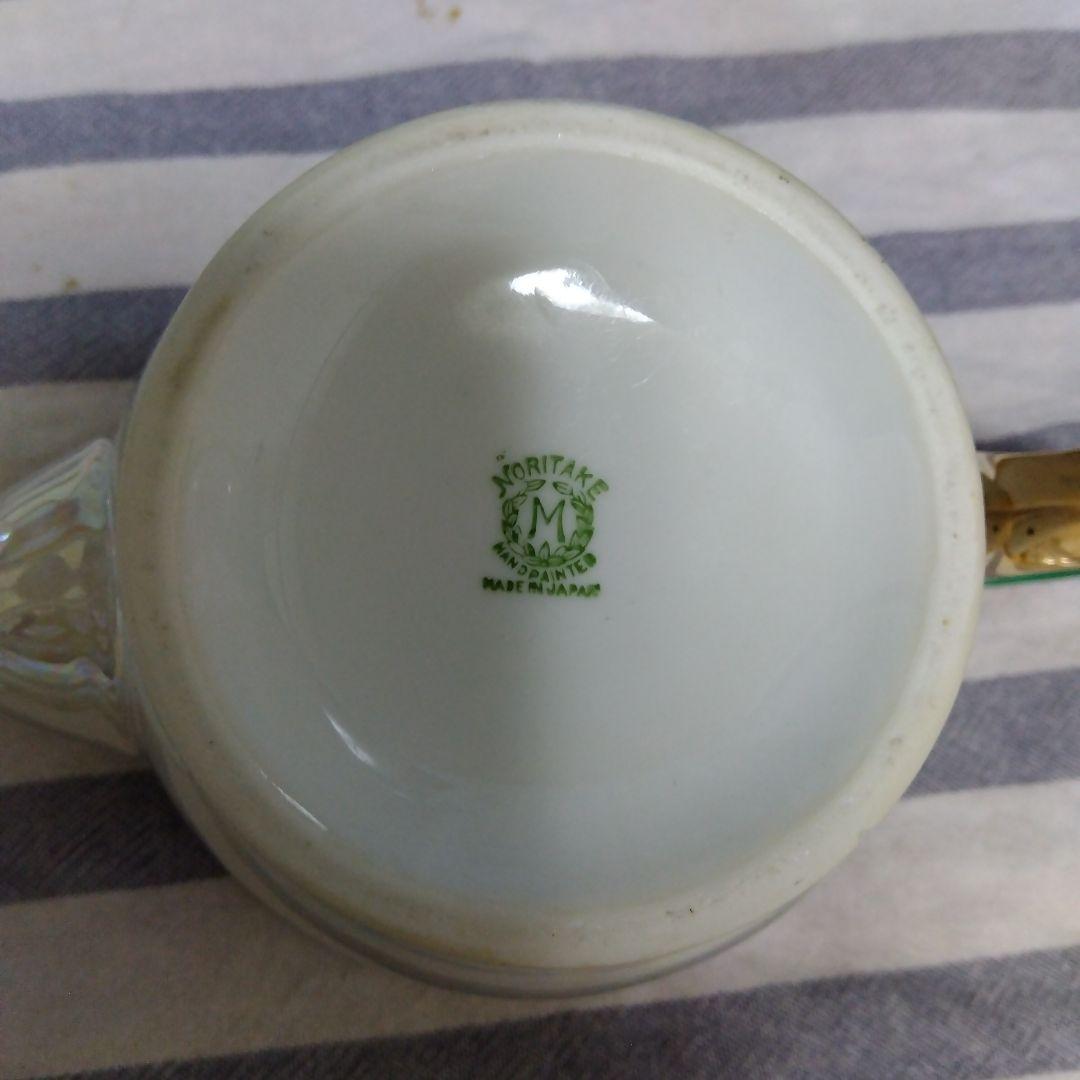 オールドノリタケ　アールデコ　フィギュリン　ローズ　ラスター　ポット　金彩　RC