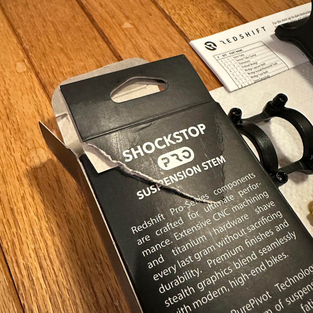 Redshift ShockStop PRO ステム 80mm 1:1/8