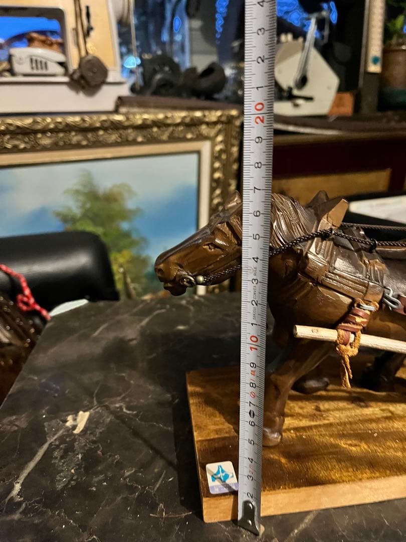 木彫り　馬そり、北海道開拓馬橇　 優良工芸品、風雪と共に歩んだ北海道開拓馬橇