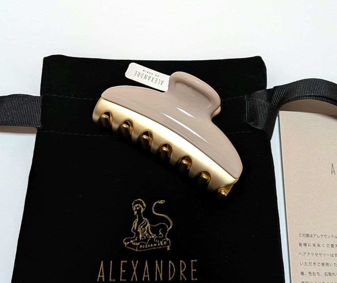 タグ付き新品☆2025SS☆【アレクサンドルドゥパリ】ヘアクリップ