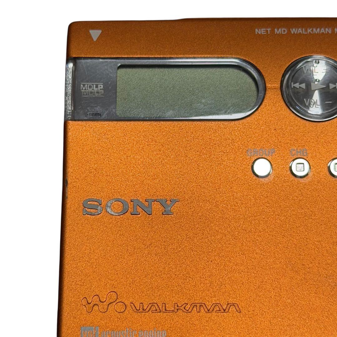 SONY NET MD WALKMAN MZ-N910 オレンジ 完動美品